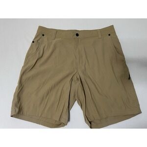 Merrell Shorts Mens 34 Tan Tech Cargo Shorts Lightweight Outdoor Hiking